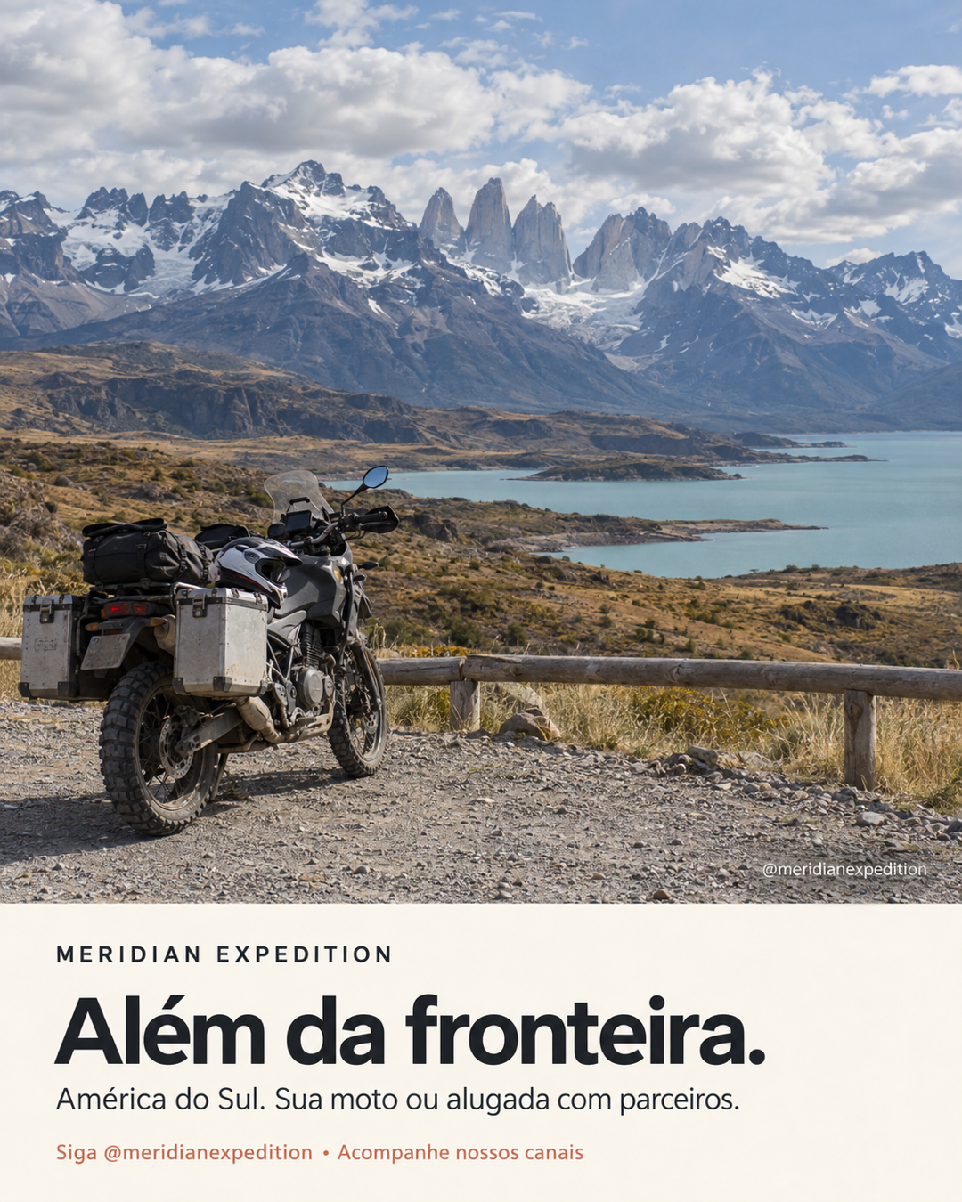 Arte de uma paisagem da Patagônia, inspiração para viagens sul-americanas